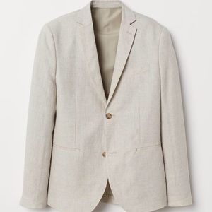 H&M Linen Blazer Size 36